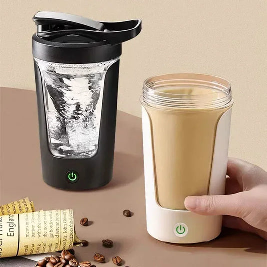 Premium Blender Food Grade Portable Rechargeable Cup Electric Vortex Protein Powder Shaker Mixer Bottle
