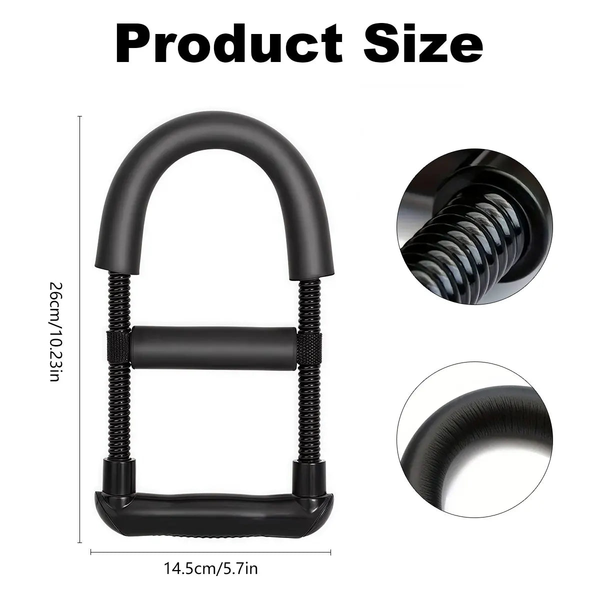 1Pcs 45LB Adjustable Forearm for Strength Trainer Hand and Wrist Training Improves Grip Strength and Endurance